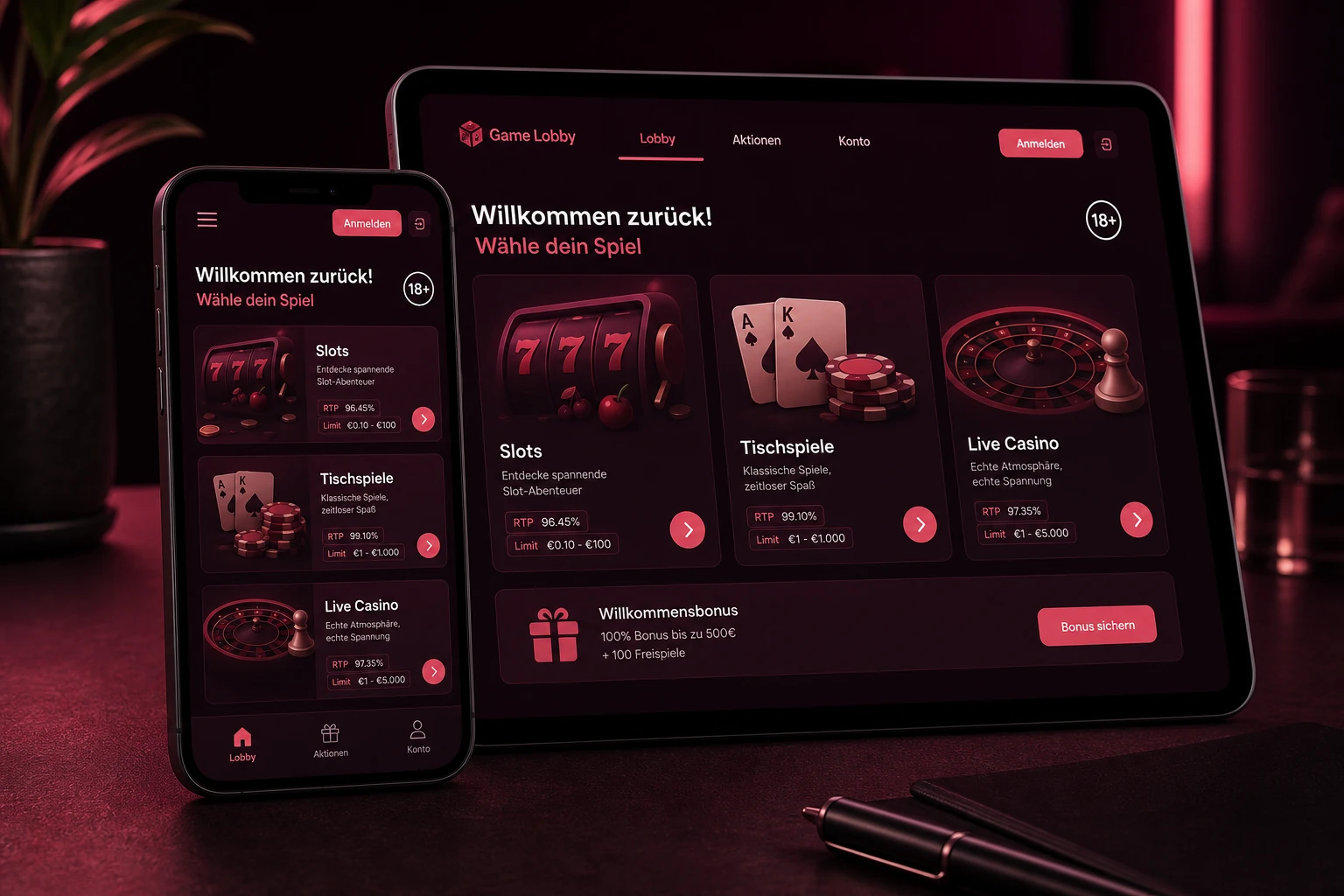 Spiele, mobile Nutzung und Online-Zugang